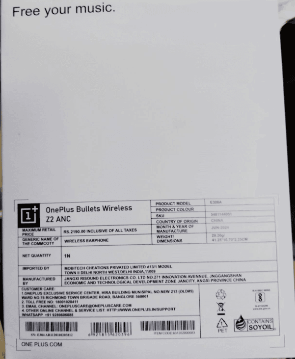 OnePlus Bullets Wireless Z2 ANC