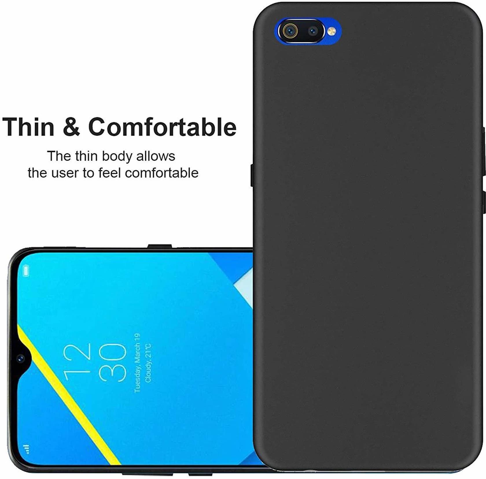 Shock Proof Back Cover for Realme C2