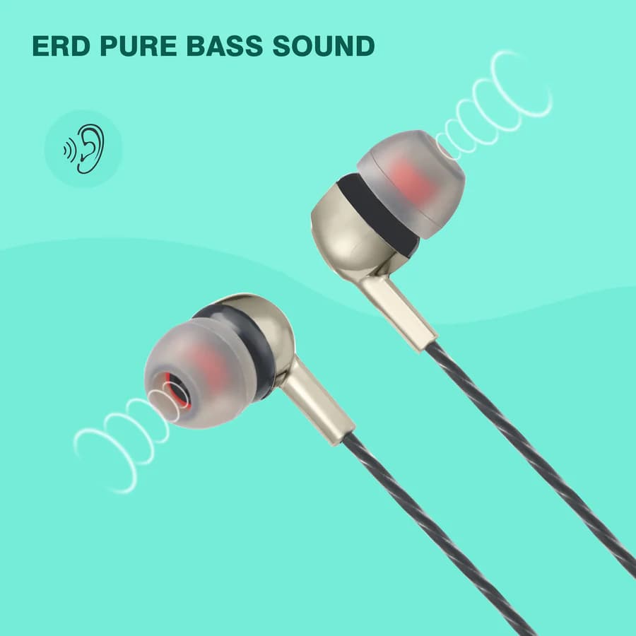 ERD HF-101 PRO Series Wired Mobile Earphone image 2
