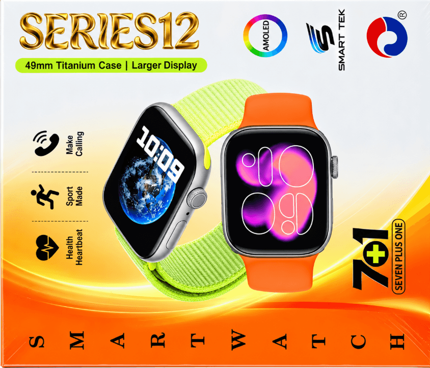 Smart Tek Series 12 (Twelve Plus One / 7+1) Smartwatch
