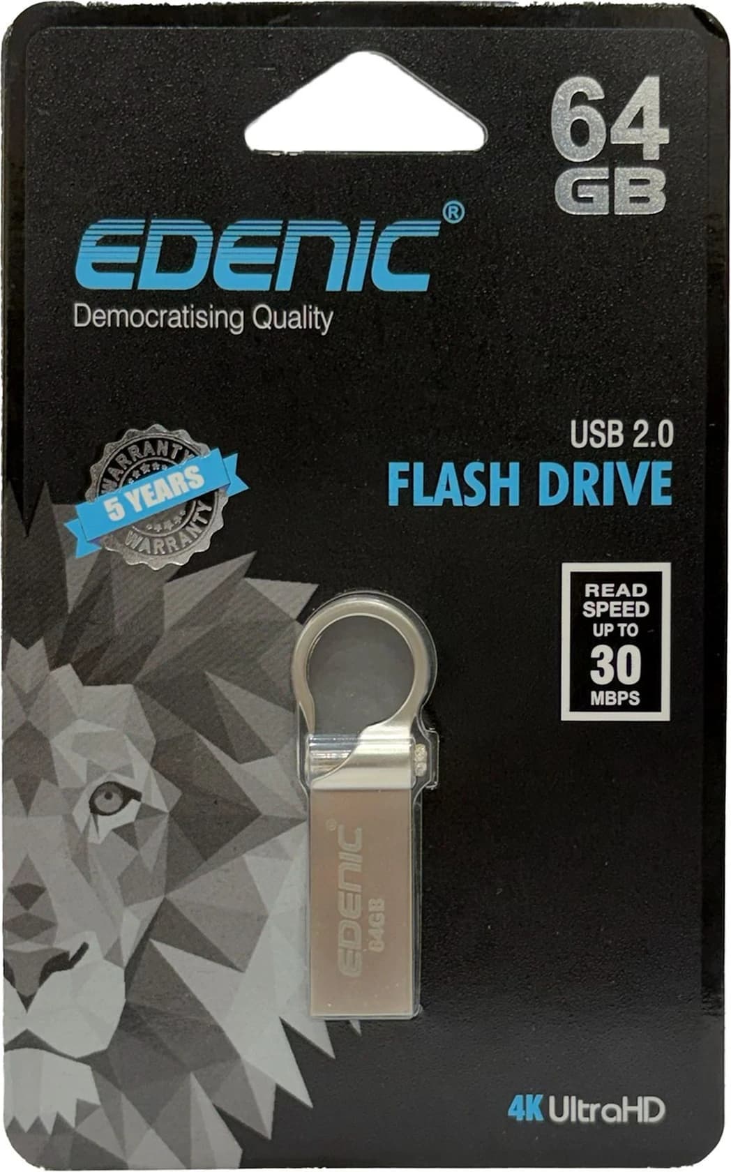 EDENIC 64GB USB 2.0 Flash Drive Pen Drive image 2