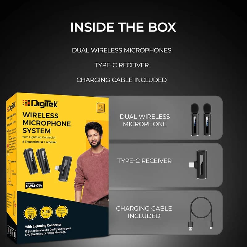 Wireless Microphone System With Type-C