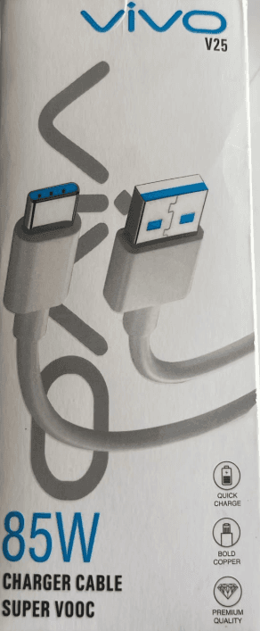 Vivo V25 85W SuperVOOC Charger Cable