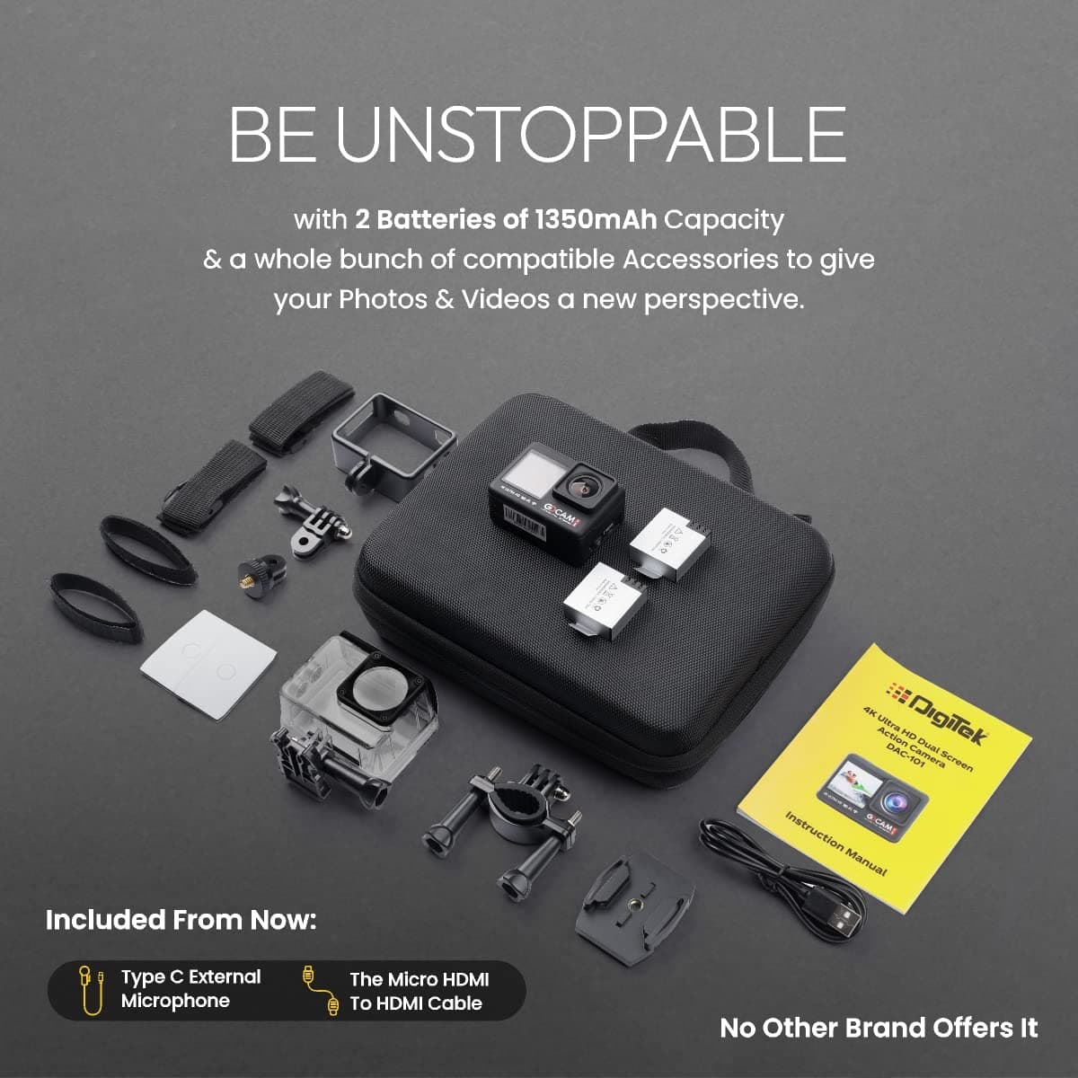 Digitek GoCAM 5K Ultra HD Action Camera image 3