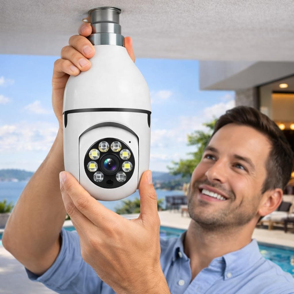 WiFi Bulb Security Camera