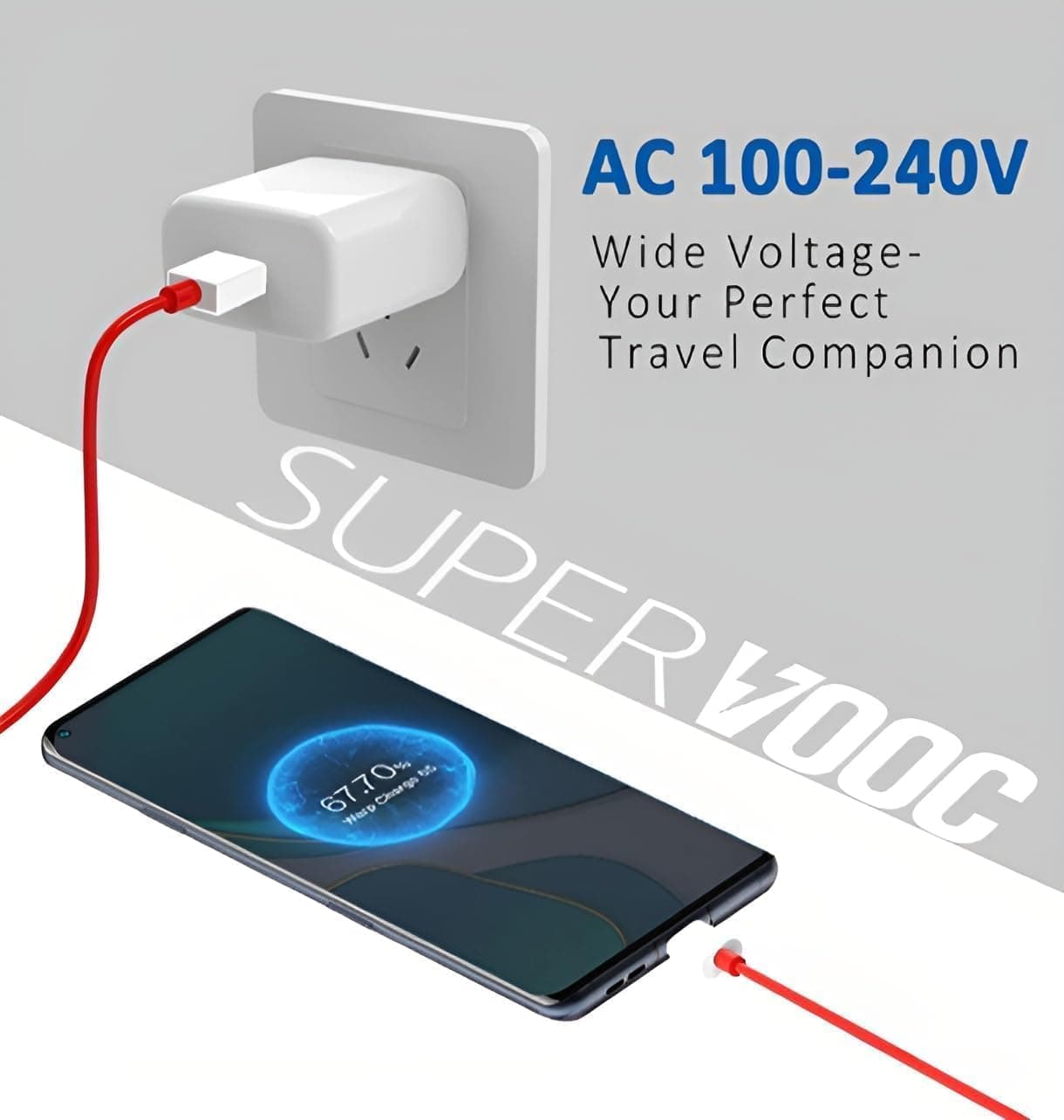 Realme 85W SuperVOOC Fast Charging Travel Adapter