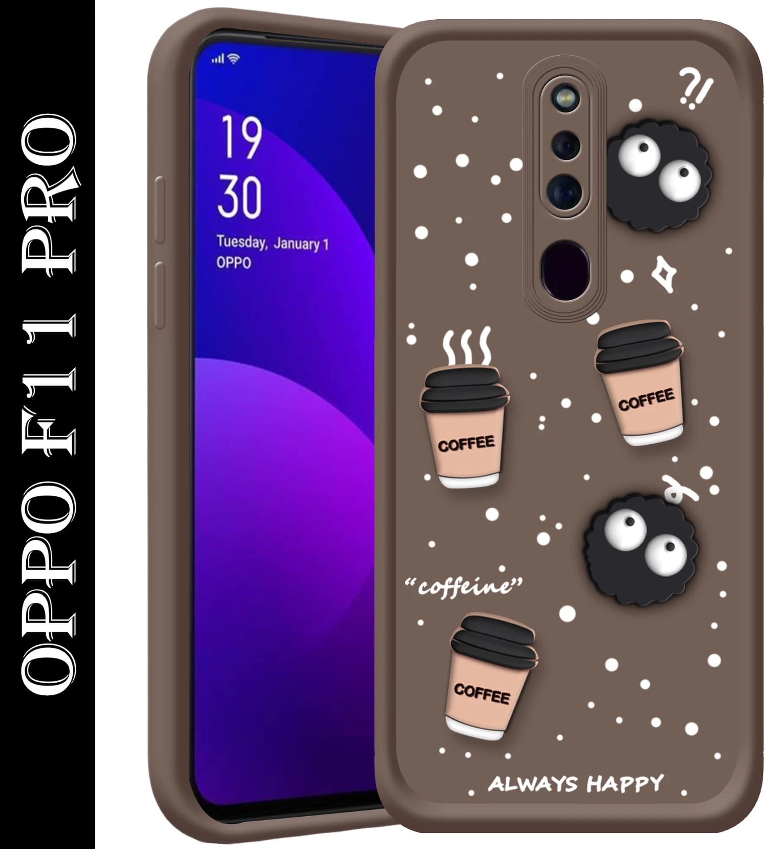 3D Back Cover for Oppo F11 Pro image 1