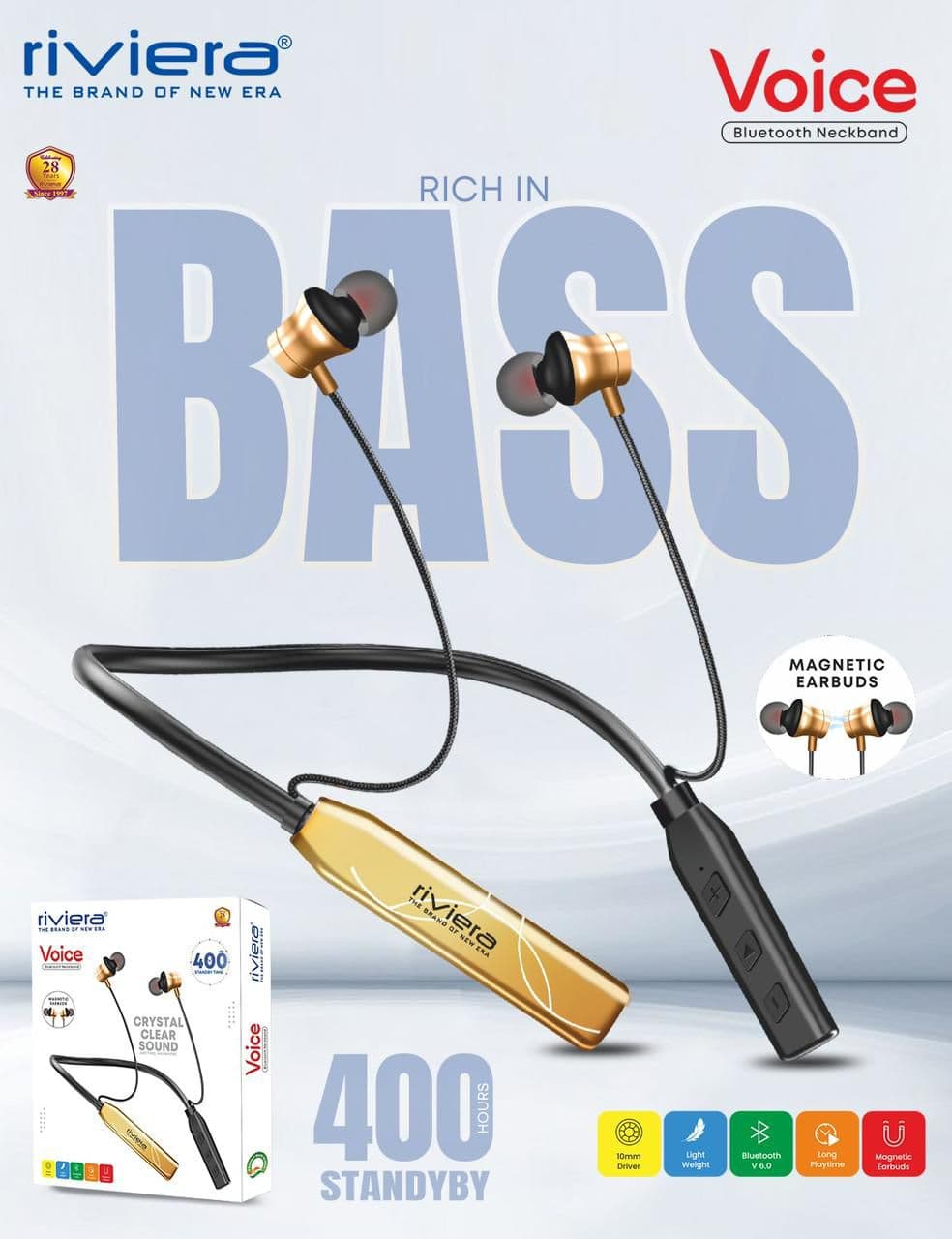 Riviera Voice Bluetooth Neckband