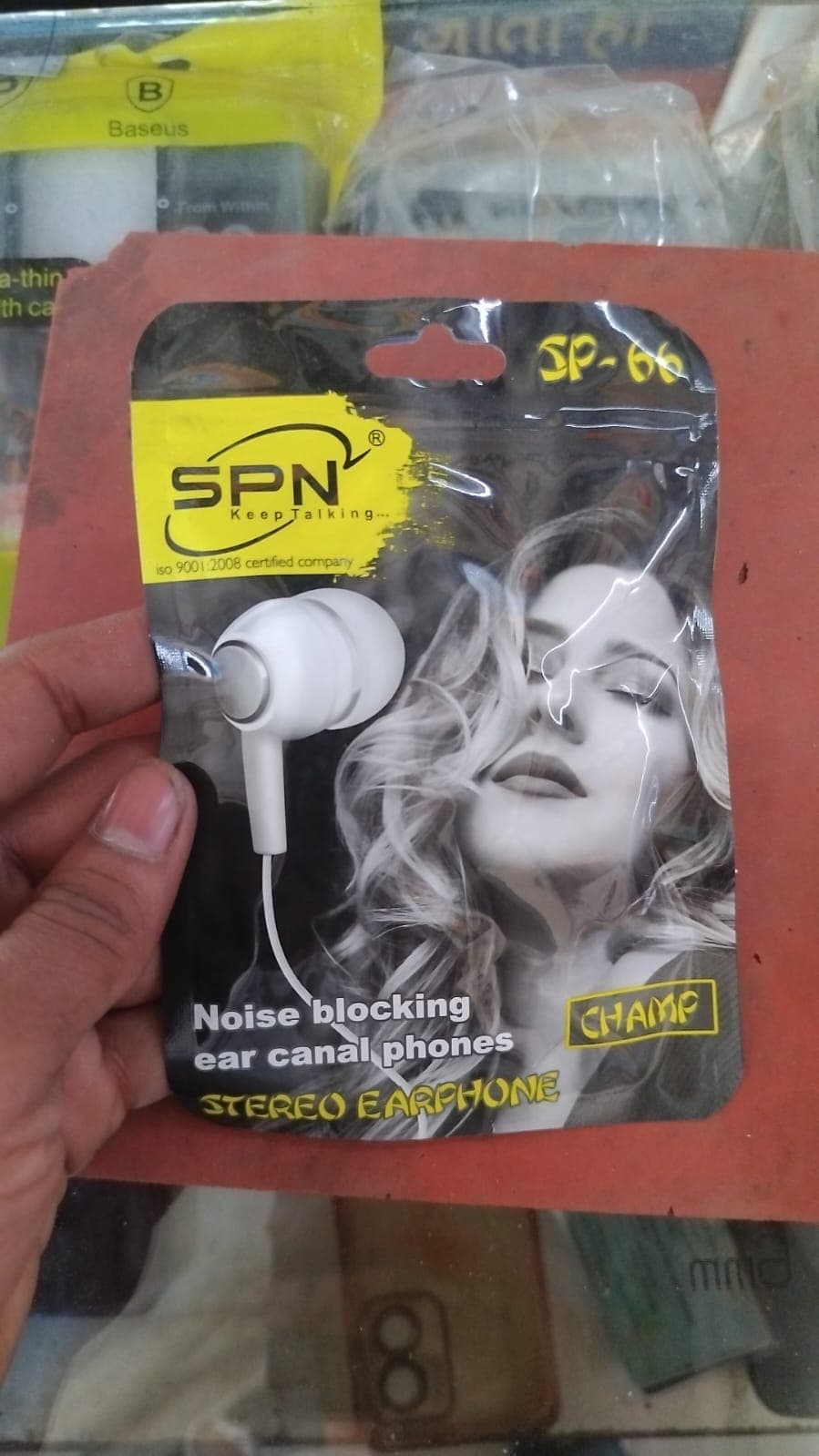SPN Stereo Champ SP-66 Wired Earphones image 1