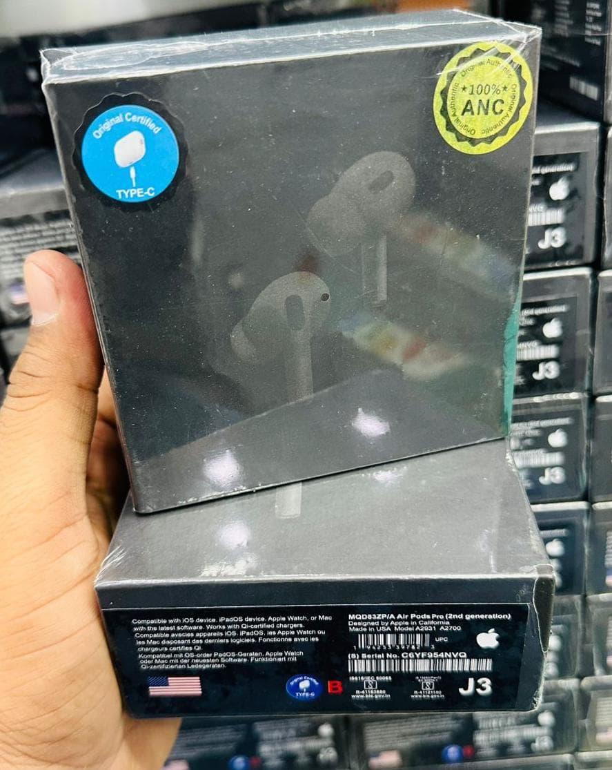 J3 AirPods Pro 2 Style ANC TWS Wireless Earbuds