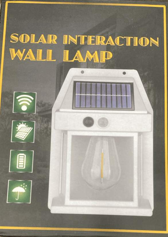 Solar Interaction Wall Lamp