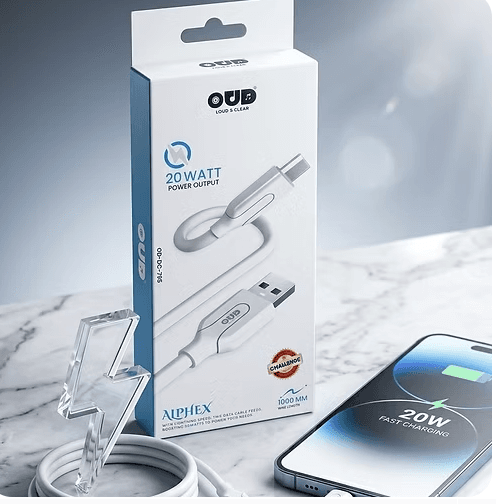 OUD Alphex 20W Fast Charging Data Cable