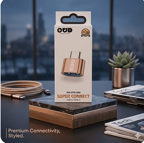 OUD Super Connect USB To Type-C OTG Adapter