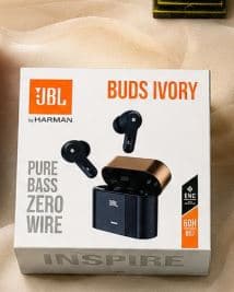 JBL Wave Buds True Wireless Earbuds – Ivory/Beige