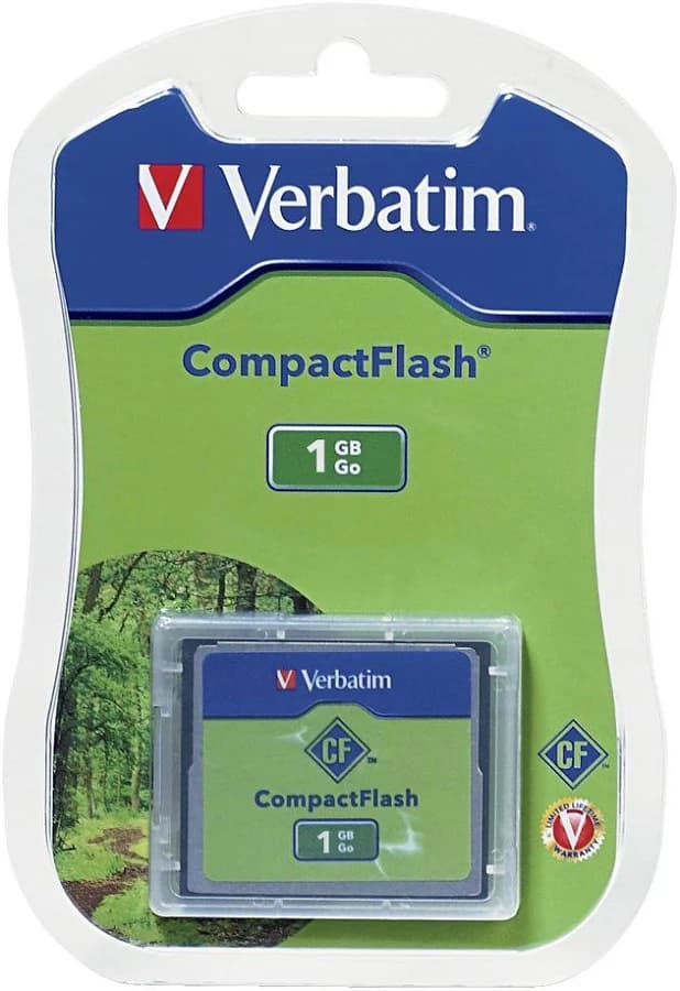 Verbatim 47010 1GB Compact Flash CF Card 133X image 1