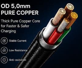 GINEX GX-24CL 65W PD Fast Charging Cable image 2