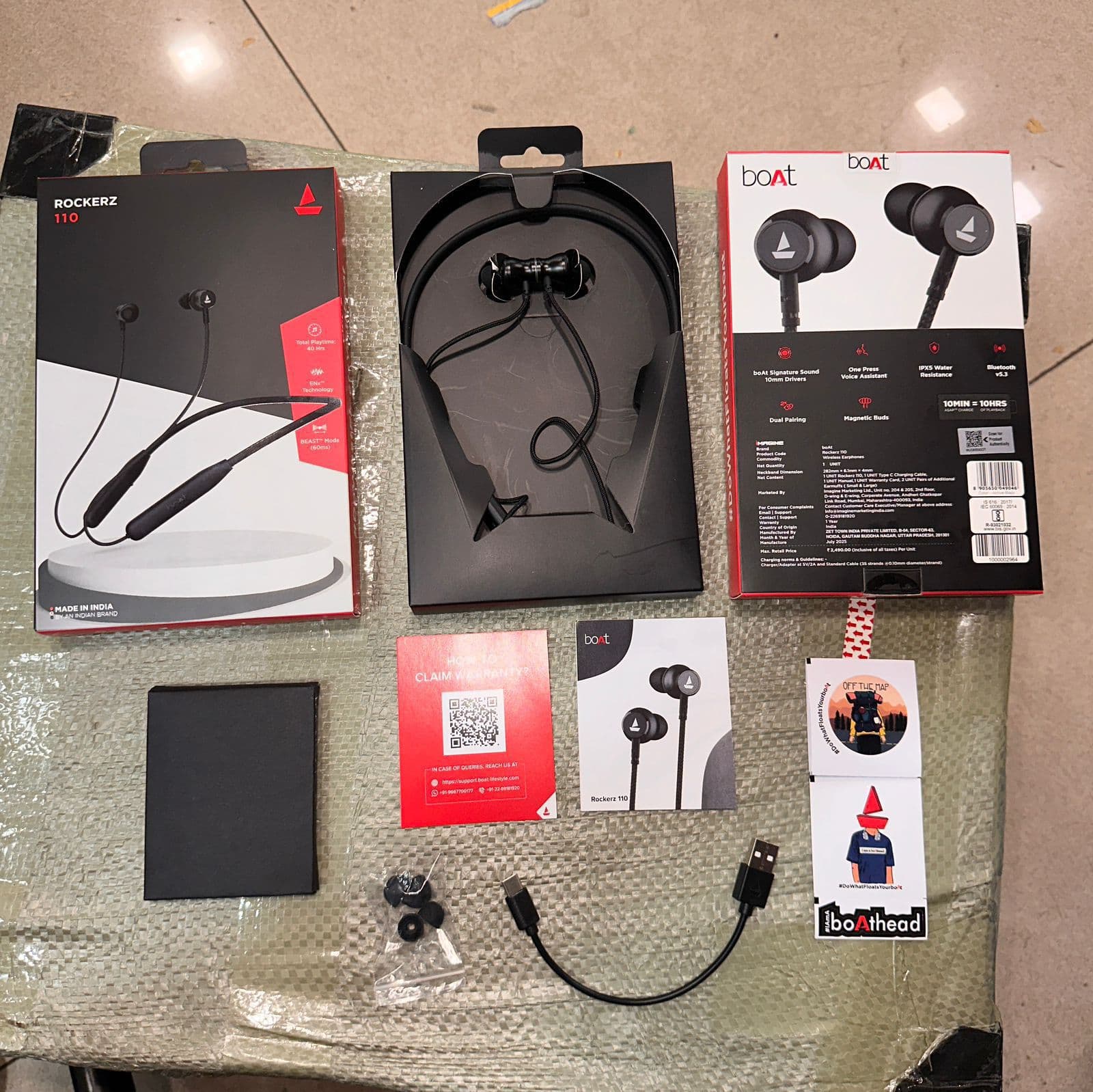boAt Rockerz 110 Wireless Earphones image 2