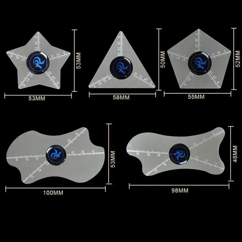 R Metal Soldering Positioning Templates 5 Piece Set image 3