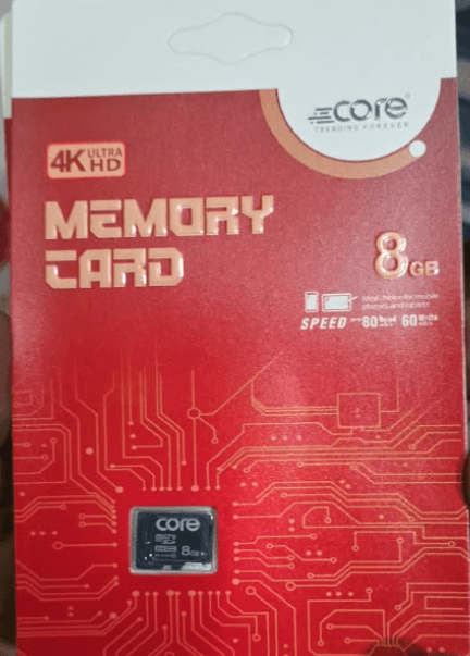 Core 4K Ultra HD 8GB Memory Card