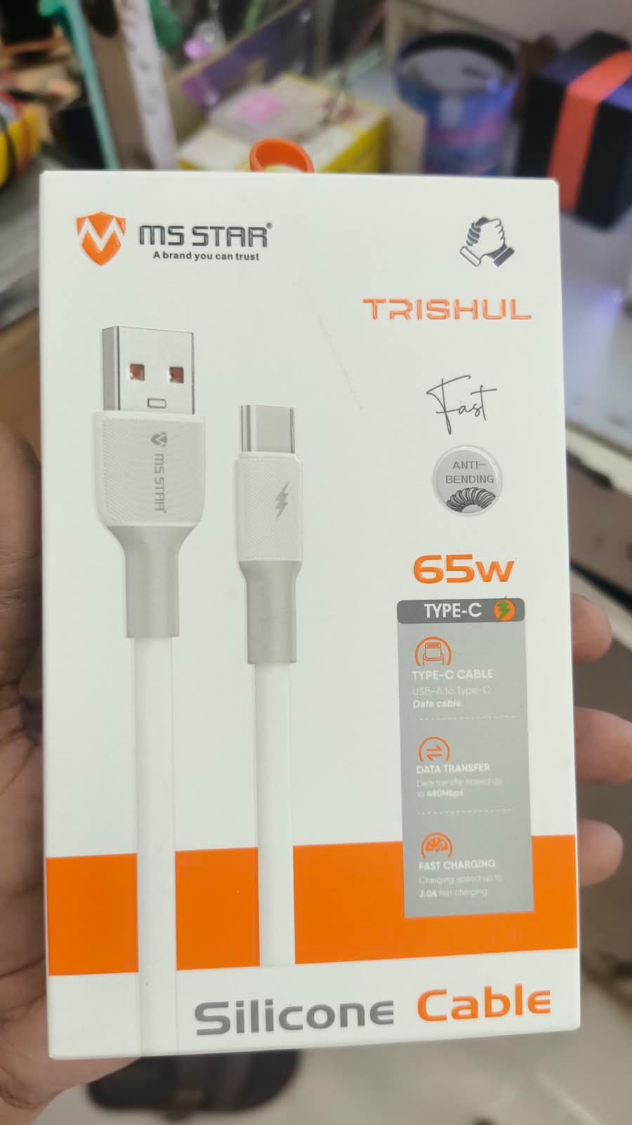 MS Star Trishul Premium Charger & Sync Cable