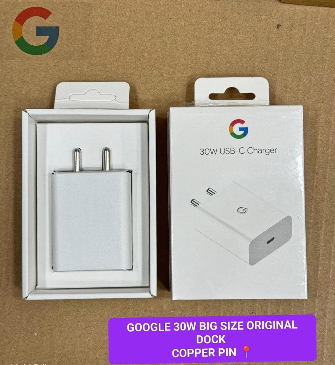 Google 30W USB-C Charger (Power Adapter)