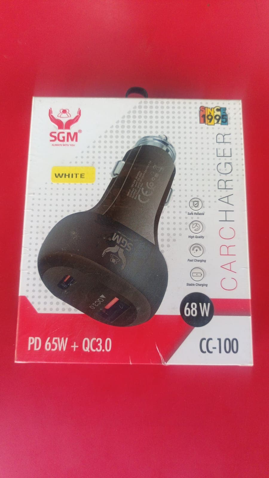 SGM CC-100 68W Fast Car Charger
