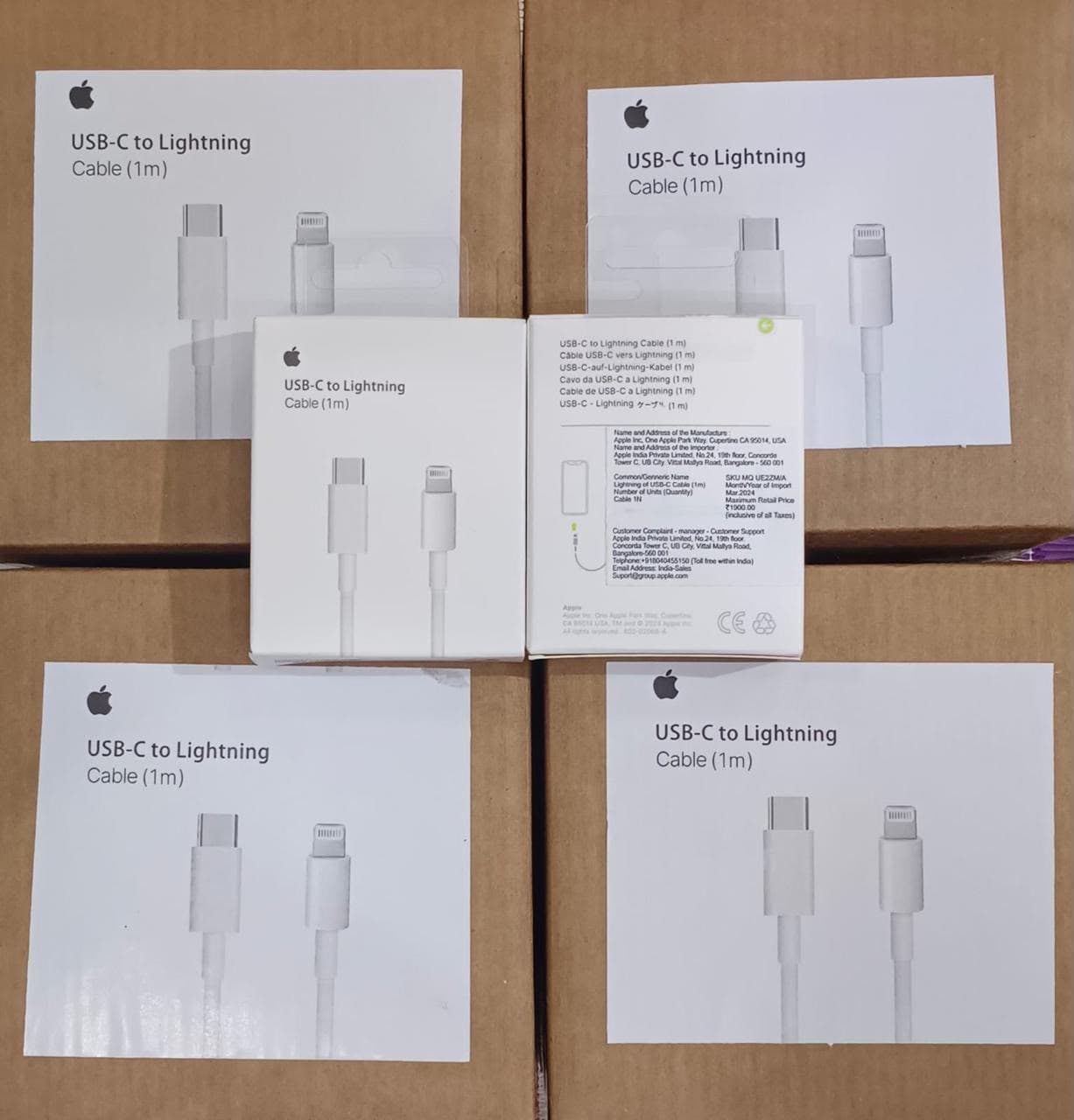 Apple USB-C To Lightning Cable (1m) image 1