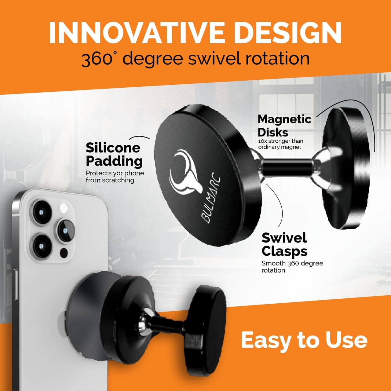 BULMARC Magnetic Mobile Phone Holder