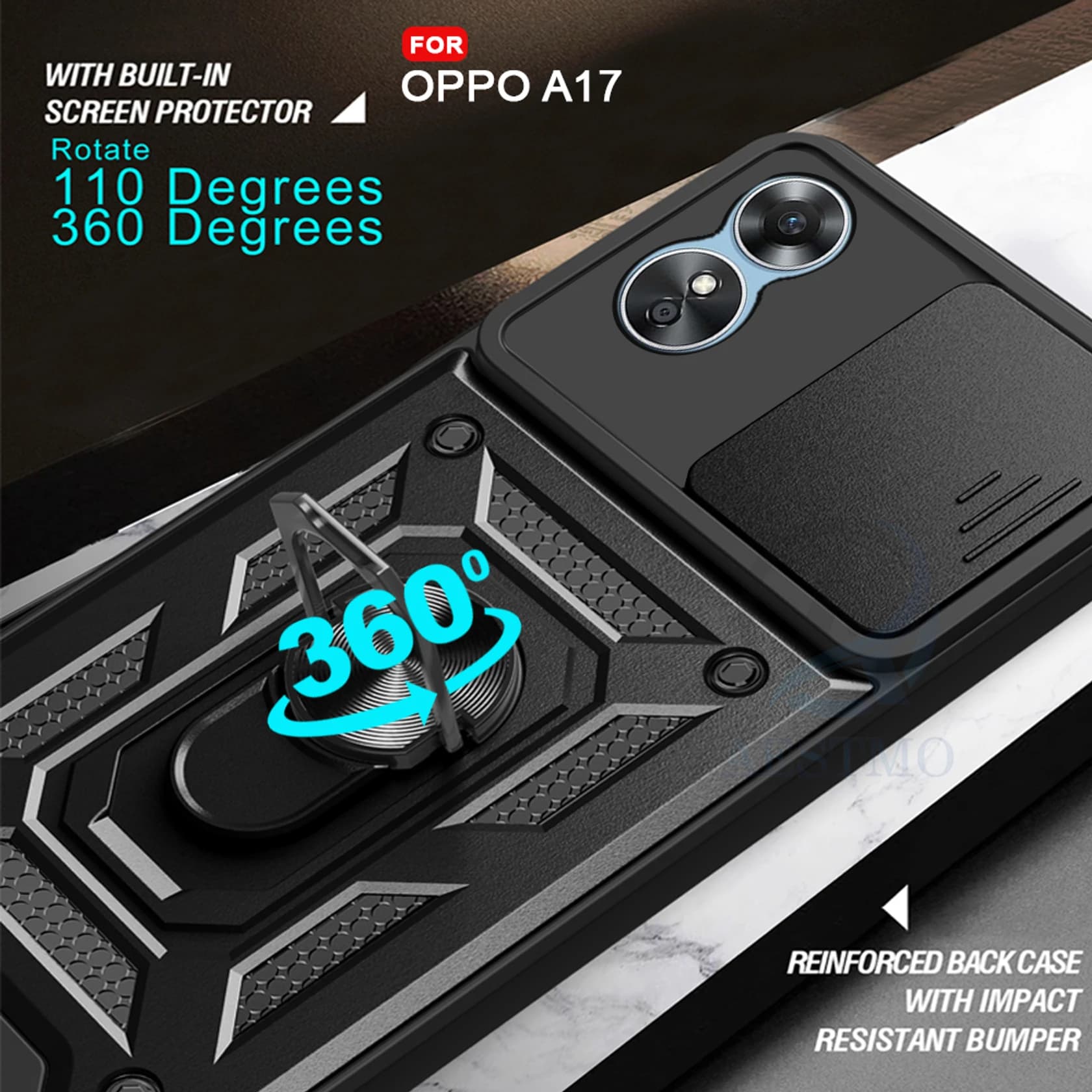 Back Cover for OPPO A17 image 2