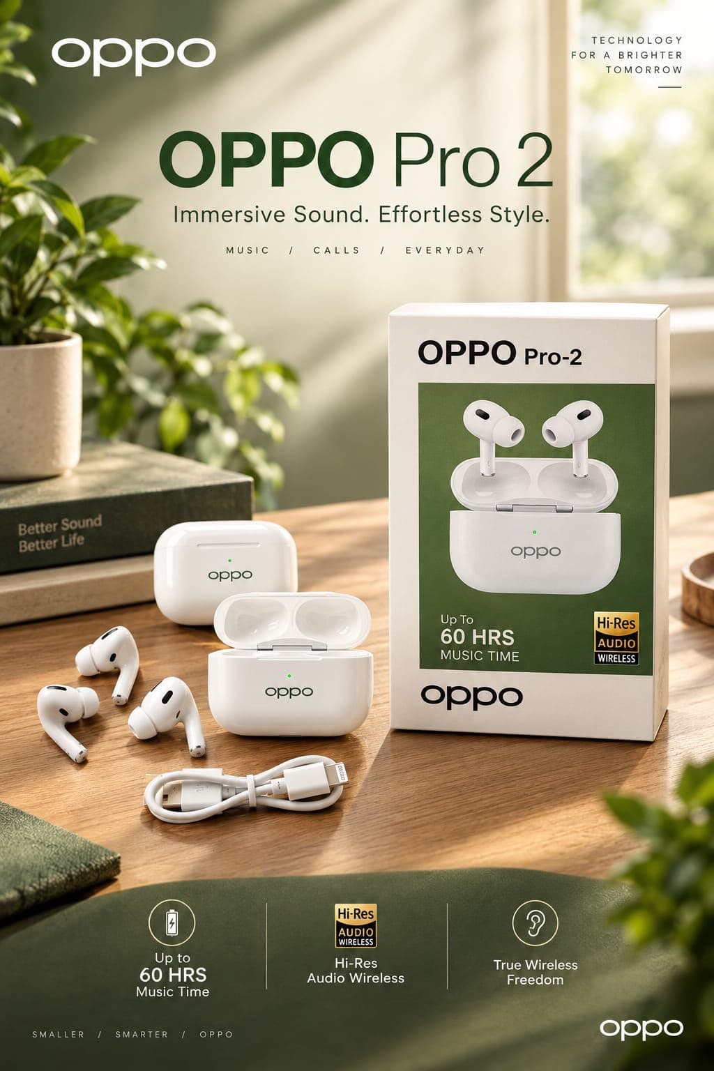 Oppo Enco Buds3 Pro TWS Earbuds