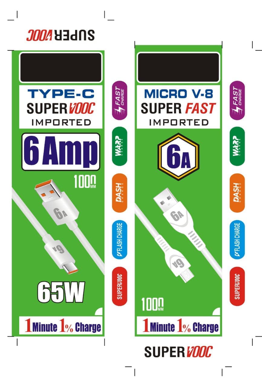 Android Fast Charging Cable – Type-C / Micro USB