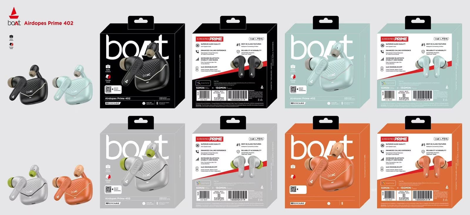 BoAt Airdopes Prime 402 True Wireless Earbuds