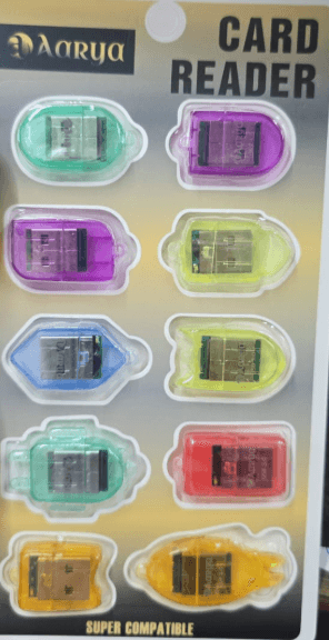 Aarya Multi-color USB Card Reader Set