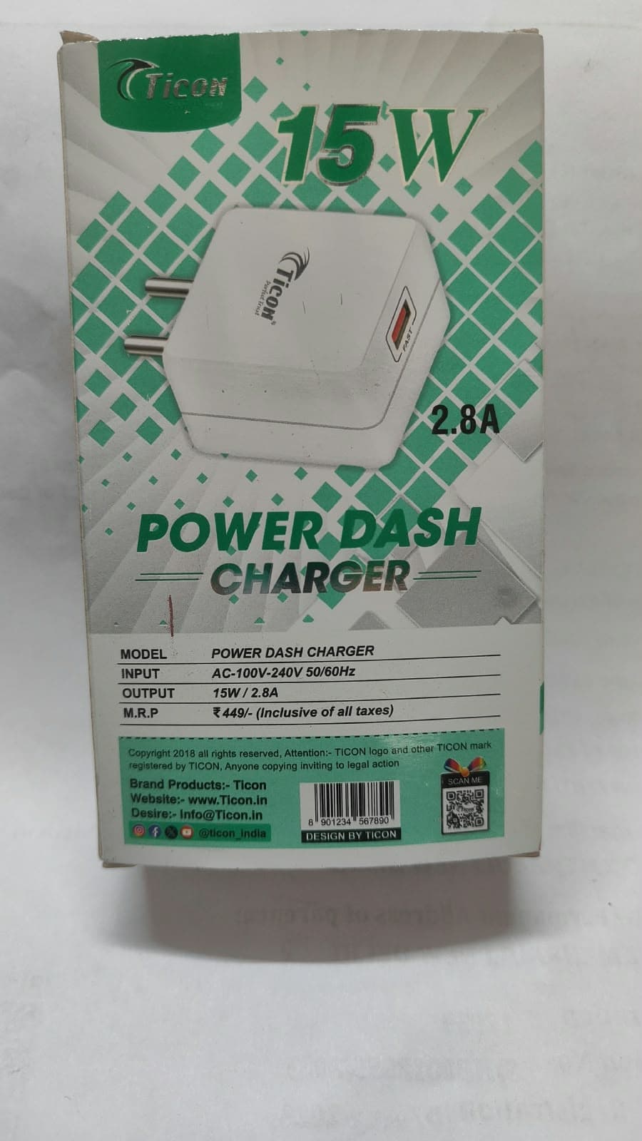 Ticon Power Dash Charger 15W All-in-1 Multi Charger image 1