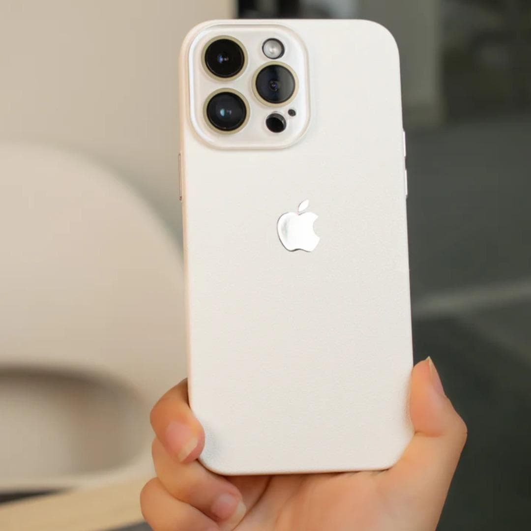 IPhone 16/ 16 Pro / 16 Pro Max Glass Apple Logo Case Cover with Camera Lens Protector image 4