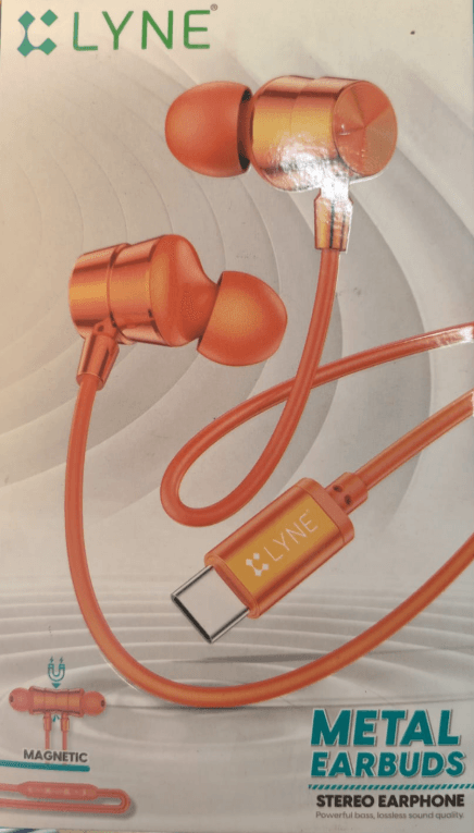 LYNE Photon 33 Metal Magnetic Wired Earphones