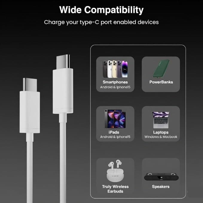 YASH V-8 Type-C Data Cable image 3