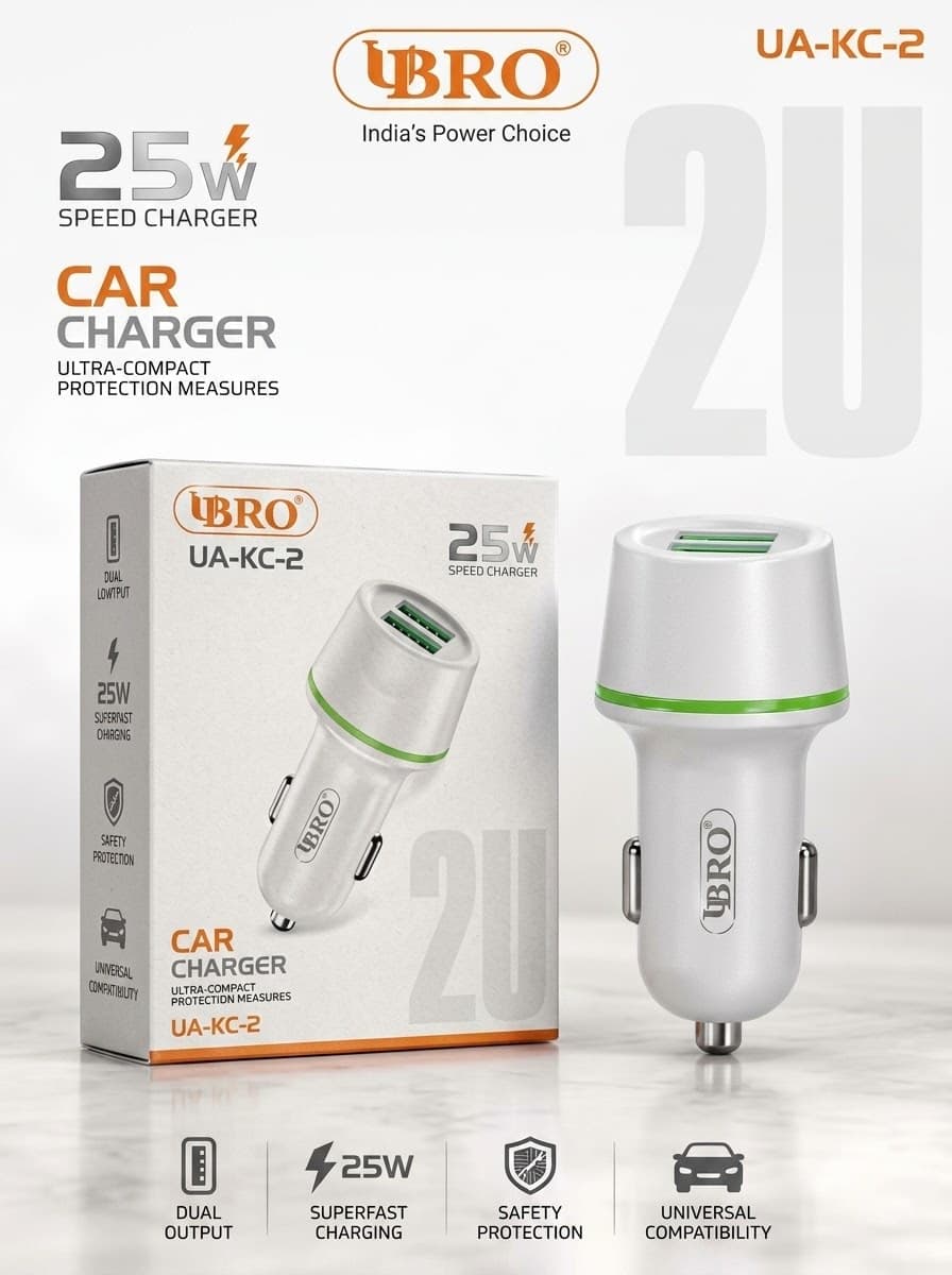 UBRO UA-KC-2 25W Speed Car Charger image 1