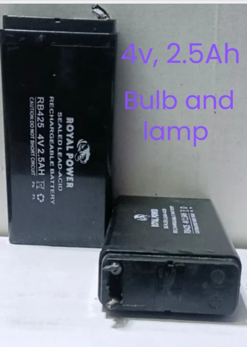 Royal Power 4V 2.5Ah SLA Rechargeable Battery