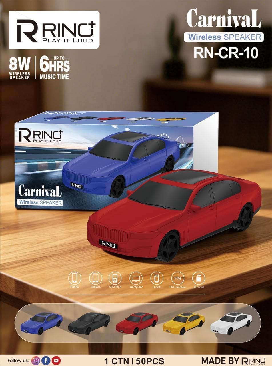 Rino+ Carnival RN-CR-10 Wireless Speaker image 1