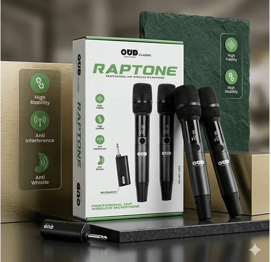 Classic RAPTONE Professional UHF Wireless Microphone