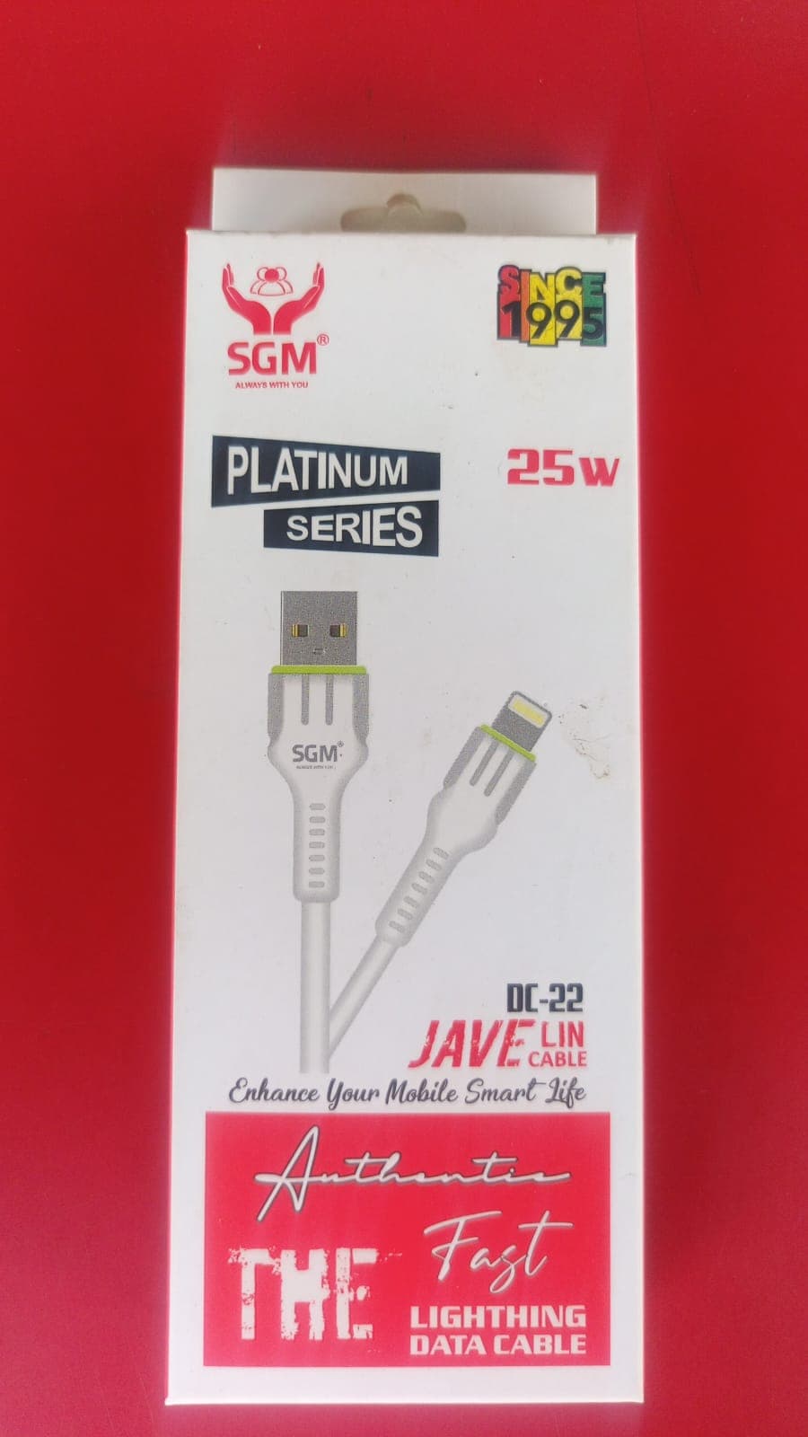 SGM Platinum Series DC-22 Jave-Lin Lightning Type C Cable