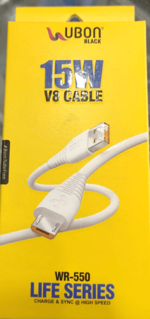 Ubon WR-550 Life Series Micro USB (V8) Cable