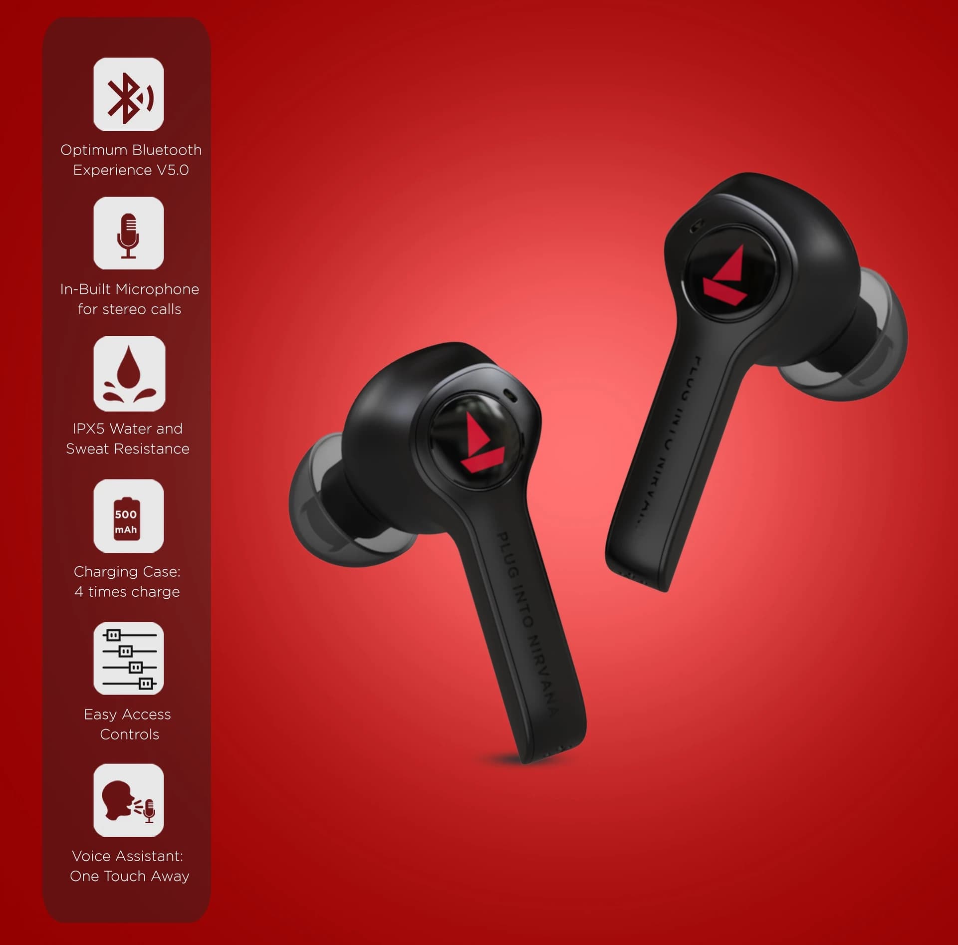 BoAt Nirvana Primer 501 True Wireless Stereo  Earbuds image 3