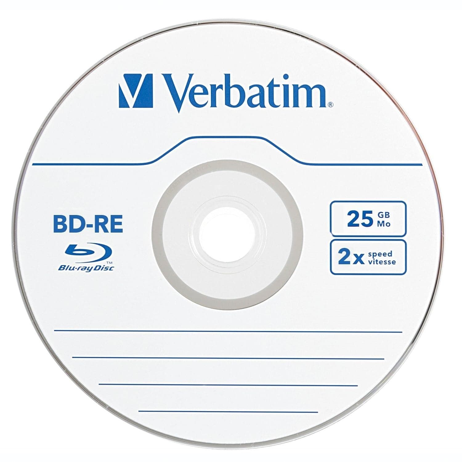 Verbatim BD RE 25GB 2X 10Pack Cake Box image 1