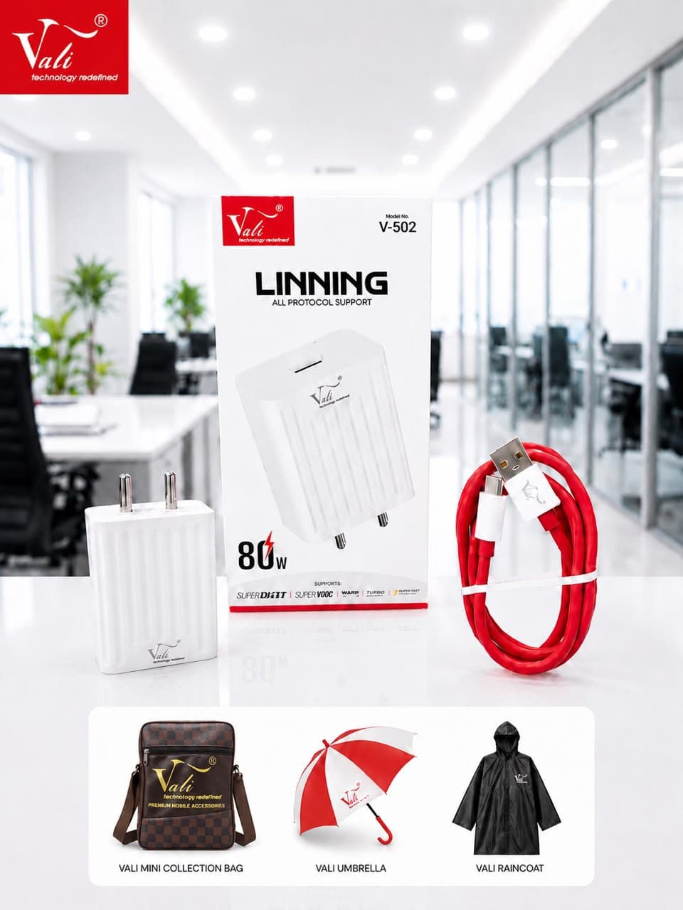 Vali Linning V-502 80W Fast Charger