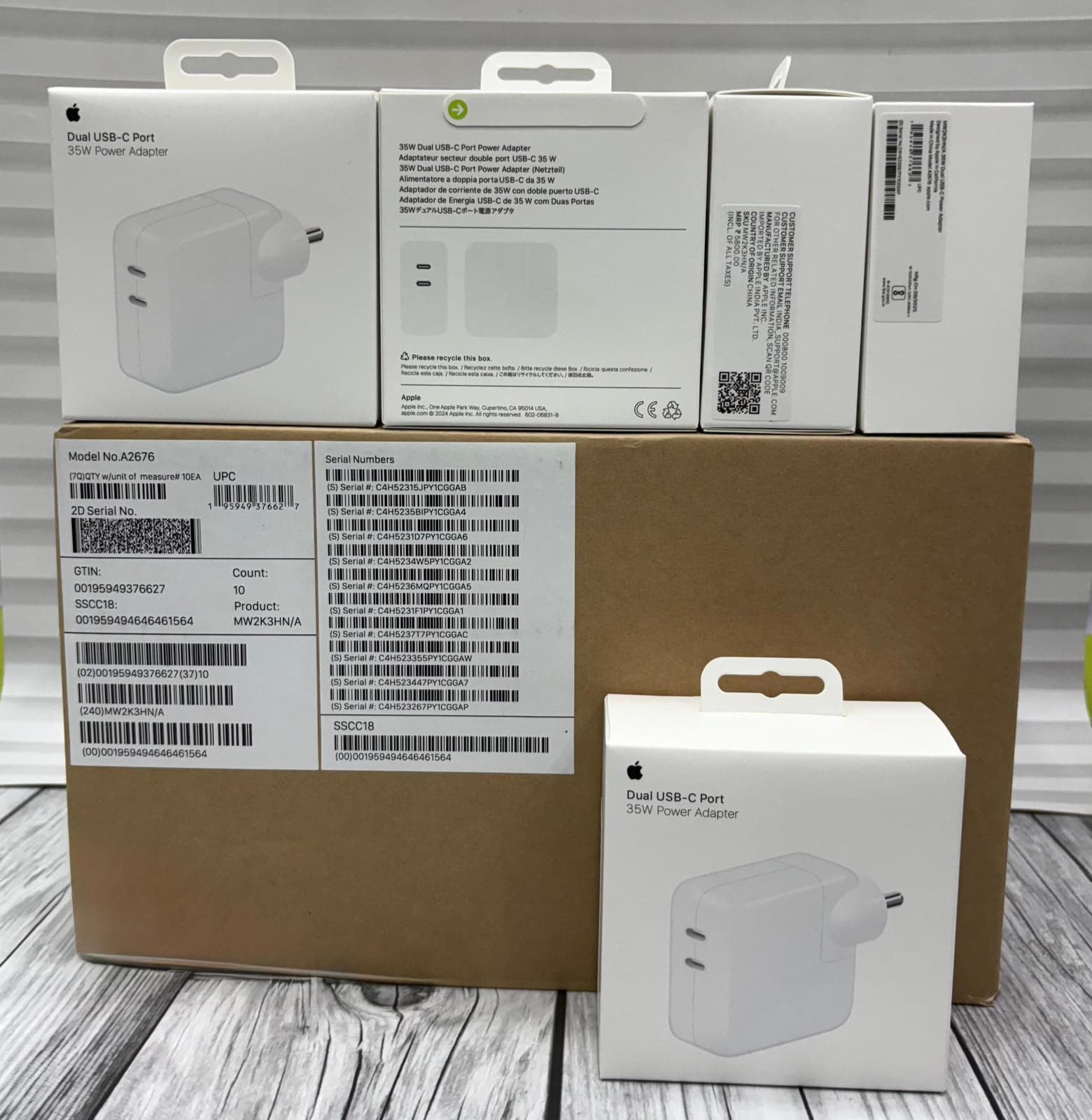 Apple 35W Dual USB-C Port Power Adapter image 1
