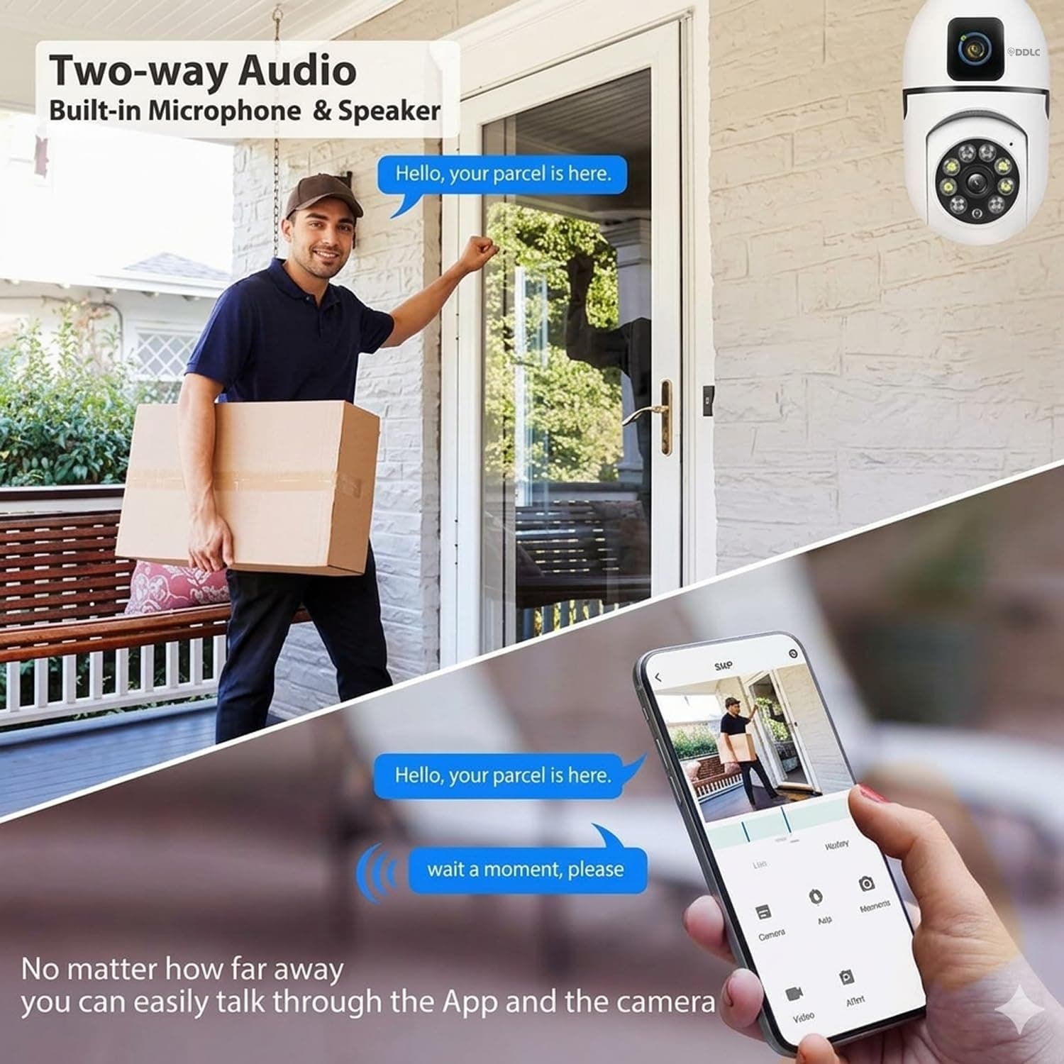 Dual Lens Bulb Camera image 2