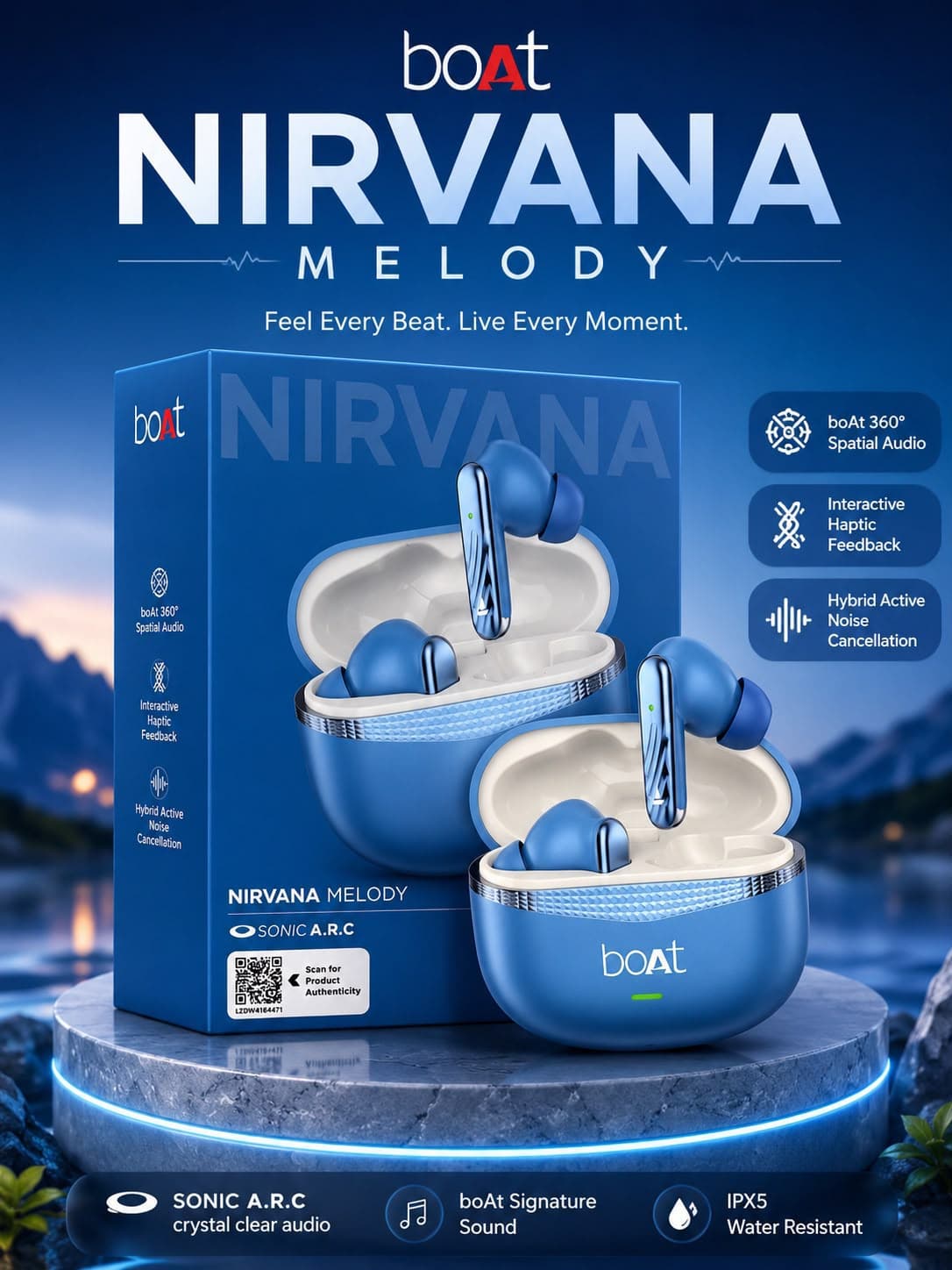 BoAt Nirvana Melody True Wireless Earbuds