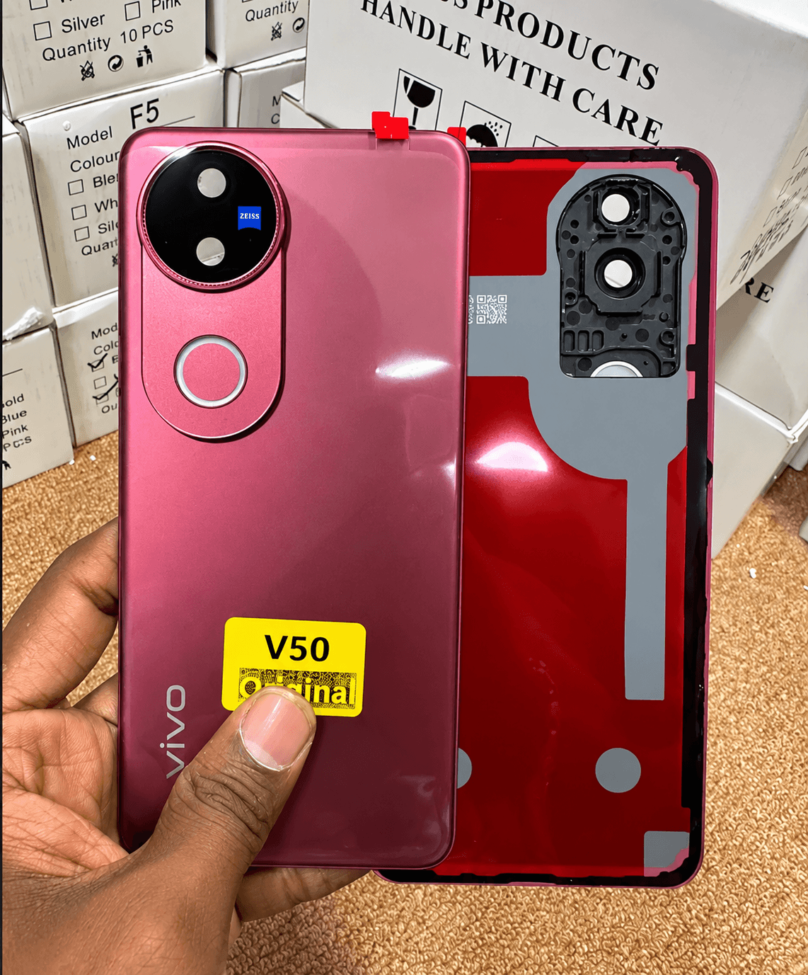 Vivo V50 5G Back Panel (Rear Glass / Battery Door Replacement)